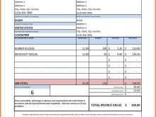 Tax Invoice Template For Excel