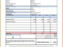 60 Printable Tax Invoice Template For Excel Now by Tax Invoice Template For Excel