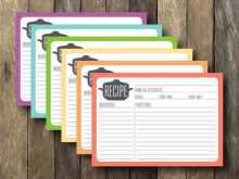 60 Report 5 X 7 Recipe Card Template PSD File with 5 X 7 Recipe Card Template