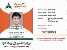60 Report Id Card Template In Excel With Stunning Design for Id Card Template In Excel