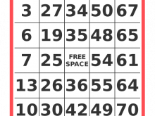 60 Standard Make A Bingo Card Template With Stunning Design by Make A Bingo Card Template