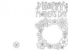 60 Standard Mother S Day Card Templates To Color in Word by Mother S Day Card Templates To Color
