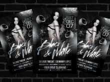 60 The Best Black And White Party Flyer Template With Stunning Design for Black And White Party Flyer Template