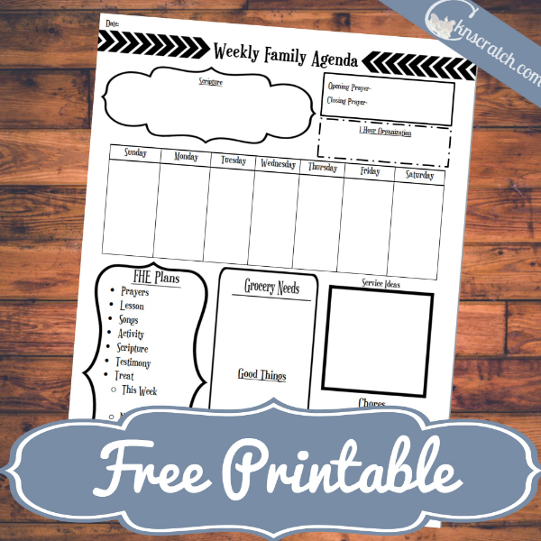 60 The Best Lds Family Council Agenda Template Templates for Lds Family