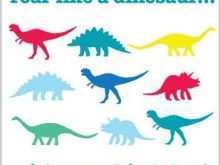 60 Visiting Birthday Card Template Dinosaur Formating by Birthday Card Template Dinosaur