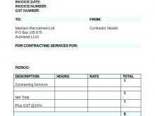 60 Visiting Contractor Invoice Format In Gst Maker for Contractor Invoice Format In Gst