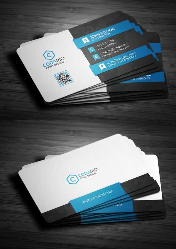 60 Visiting Modern Business Card Templates Illustrator for Ms Word for Modern Business Card Templates Illustrator