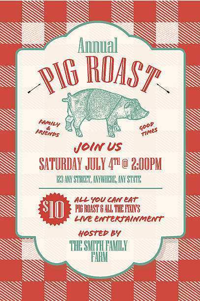 60 Visiting Pig Roast Flyer Template Free Layouts by Pig Roast Flyer Template Free