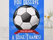 61 Blank Soccer Thank You Card Template in Photoshop by Soccer Thank You Card Template