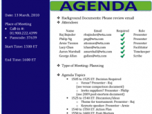 61 Create Virtual Meeting Agenda Template PSD File for Virtual Meeting Agenda Template