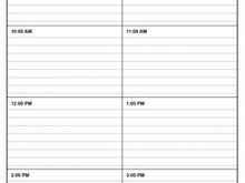 61 Creating A Daily Schedule Template Now for A Daily Schedule Template