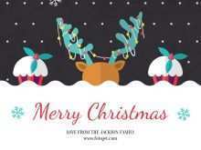 61 Creating Christmas Card Template To And From For Free with Christmas Card Template To And From