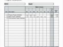 61 Creating Excel Project Time Card Template in Word with Excel Project Time Card Template