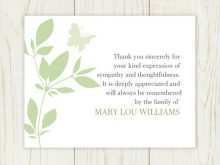 61 Creating Sympathy Thank You Cards Templates Download for Sympathy Thank You Cards Templates