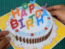 61 Creative Pop Up Card Templates Birthday Cake Photo with Pop Up Card Templates Birthday Cake