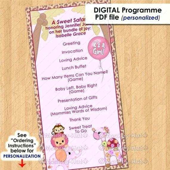 61 Customize Agenda Template For Baby Shower With Stunning Design with Agenda Template For Baby Shower