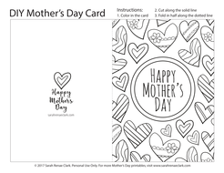 61 Customize Mother S Day Card Template Black And White Now by Mother S Day Card Template Black And White