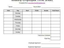 61 Customize Our Free Employee Time Card Template Printable Now for Employee Time Card Template Printable
