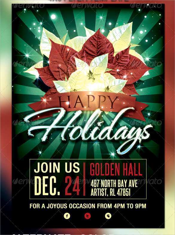 61 Customize Our Free Happy Holidays Flyer Template Free Psd File By Happy Holidays Flyer Template Free Cards Design Templates