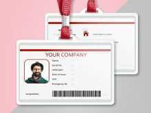 Vertical Id Card Template Free Download