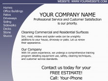 61 Customize Pressure Washing Flyer Template Maker for Pressure Washing Flyer Template