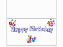 Happy Birthday Card Microsoft Template