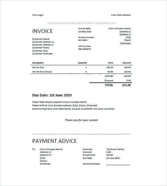 61 Format Invoice Template For A Freelance Designer PSD File by Invoice Template For A Freelance Designer