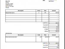 61 Format Invoice Template For It Consulting Services Now by Invoice Template For It Consulting Services