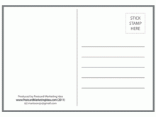 61 Format Postcard Design Template Free Download for Ms Word with Postcard Design Template Free Download