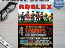 61 Format Roblox Birthday Card Template PSD File for Roblox Birthday Card Template