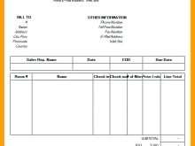 61 Format Tax Invoice Format For Hotel In Excel Templates by Tax Invoice Format For Hotel In Excel