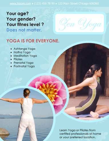 61 Format Yoga Flyer Template in Word with Yoga Flyer Template
