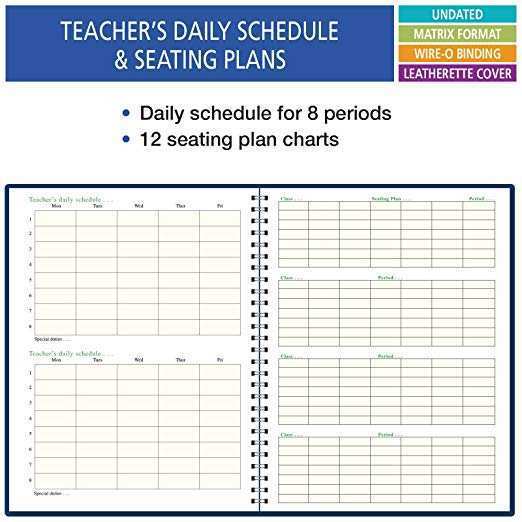 8 Period Class Schedule Template Cards Design Templates