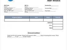 61 Free Printable Monthly Rent Invoice Template Excel for Ms Word by Monthly Rent Invoice Template Excel