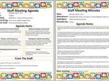 61 Free Printable Staff Meeting Agenda Template Childcare Maker for Staff Meeting Agenda Template Childcare