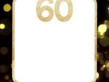 61 How To Create 60 Birthday Card Template With Stunning Design by 60 Birthday Card Template