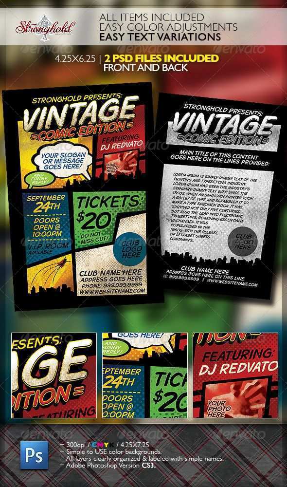 61 How To Create Comic Flyer Template Now by Comic Flyer Template
