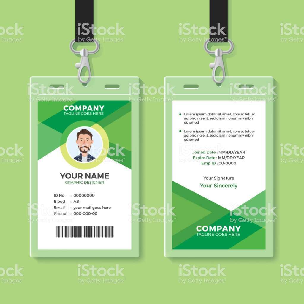 61 How To Create Id Card Template Green in Word with Id Card Template Green