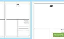 61 How To Create Postcard Template Ks1 With Lines Now with Postcard Template Ks1 With Lines
