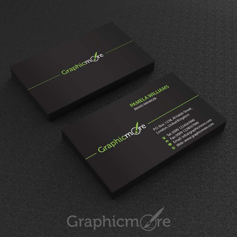 61 Online Business Card Template Black With Stunning Design for Business Card Template Black