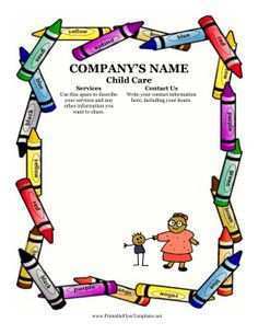 61 Online Free Child Care Flyer Templates In Word With Free Child Care Flyer Templates Cards Design Templates