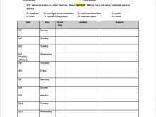 61 Printable 7 Day Travel Itinerary Template in Word by 7 Day Travel Itinerary Template
