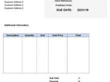 Basic Vat Invoice Template