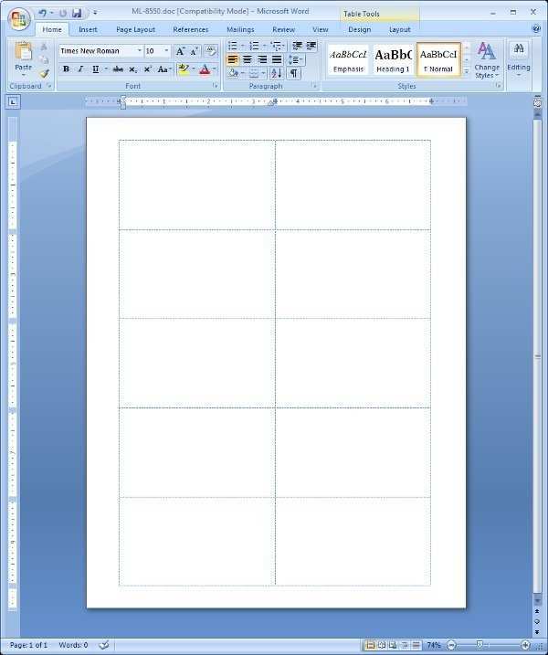 61 Printable Card Layout For Microsoft Word For Free by Card Layout For Microsoft Word