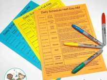 61 Printable Kindergarten Class Schedule Template for Ms Word for Kindergarten Class Schedule Template