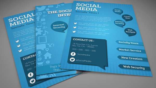 61 Printable Social Media Flyer Template in Word with Social Media Flyer Template