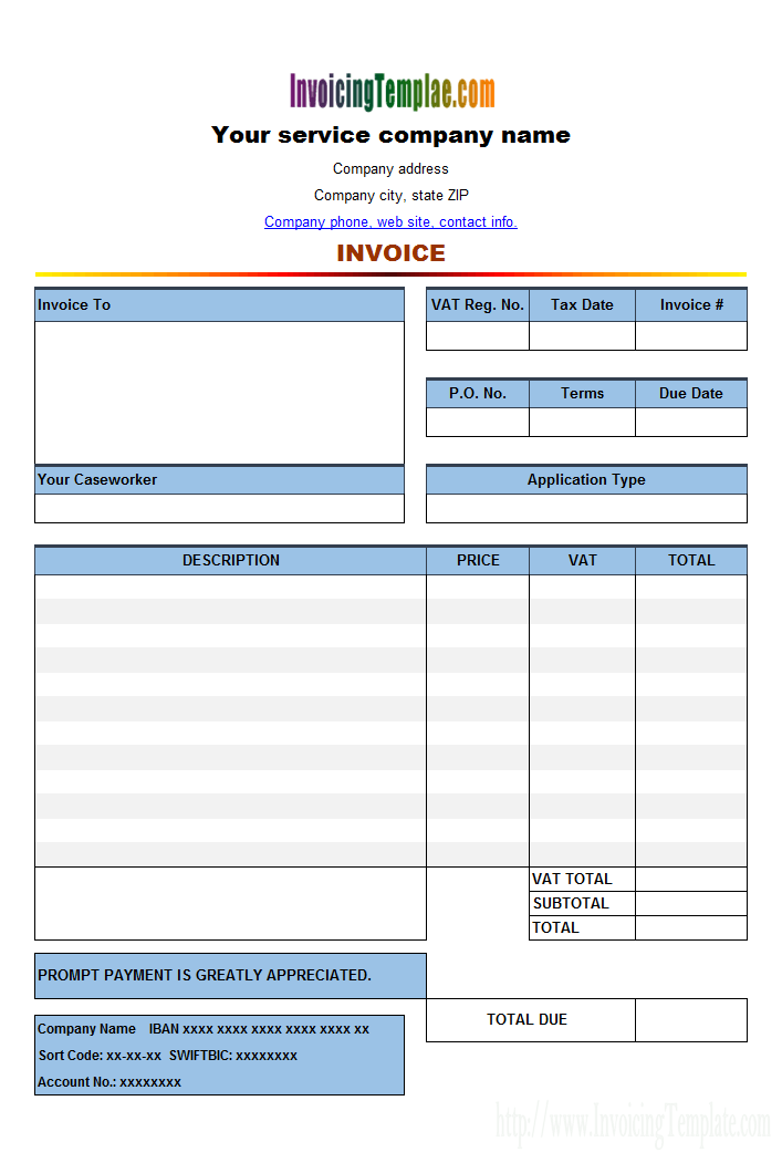 61 Printable Vat Registered Limited Company Invoice Template in Word for Vat Registered Limited Company Invoice Template