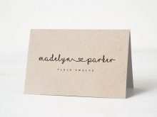 61 Report Wedding Name Place Card Templates For Free for Wedding Name Place Card Templates