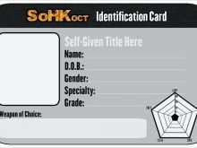 Blank Id Card Template Photoshop