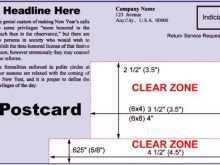 61 Standard Usps Postcard Regulations Template For Free with Usps Postcard Regulations Template